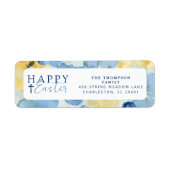 Happy Oaster Christlich Spring Floral Blue (Vorne)