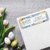 Happy Oaster Christlich Spring Floral Blue