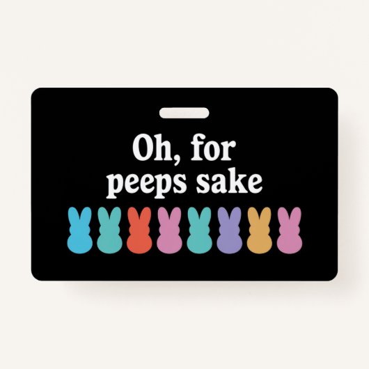 Happy Oaster Christlicher Religiöser Karneval Ausweis (Vorderseite)