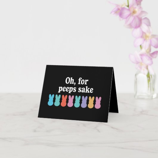 Happy Oaster Christlicher Religiöser Karneval Karte (Orchidee)