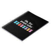 Happy Oaster Christlicher Religiöser Karneval Notizblock (Linke Seite)