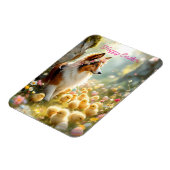 Happy Oaster Collie und Chicks Magnet (Linke Seite)