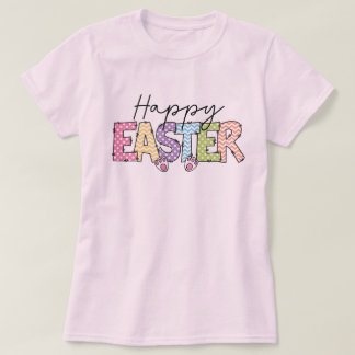 Happy Oaster Colorful Bunny Design T-Shirt