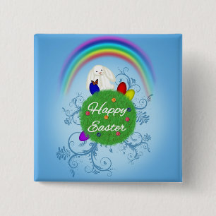 Happy Oaster Colorful Planet Button