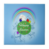 Happy Oaster Colorful Planet Fliese (Vorderseite)