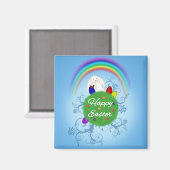 Happy Oaster Colorful Planet Magnet (Vorderseite/Rückseite)