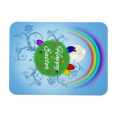 Happy Oaster Colorful Planet Magnet (Horizontal)