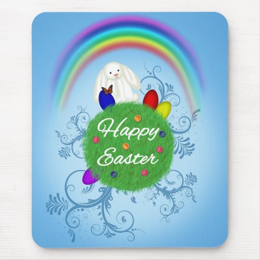 Happy Oaster Colorful Planet Mousepad (Vorne)
