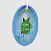 Happy Oaster Colorful Planet Ornament (Vorderseite)
