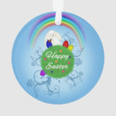 Happy Oaster Colorful Planet Ornament (Rückseite)