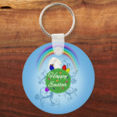 Happy Oaster Colorful Planet Schlüsselanhänger (Vorderseite)