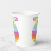 Happy Oaster Colorful Stripes Strippeneier Pappbecher (Links)