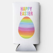 Happy Oaster Colorful Stripes Strippeneier Selters Dosenkühler (Vorderseite)