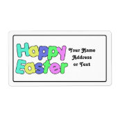 Happy Oaster Colorful Text Design (Vorne)