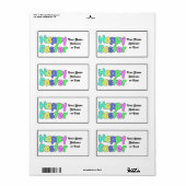 Happy Oaster Colorful Text Design (Vorne)