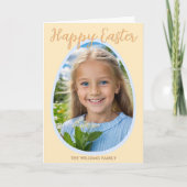 Happy Oaster Custom Foto Feiertagskarte (Vorderseite)