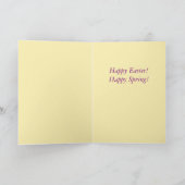 Happy Oaster Daffodil Card Feiertagskarte (Innenseite)