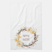Happy Oaster Daffodis Blumenreath Geschirrtuch (Vertikal)