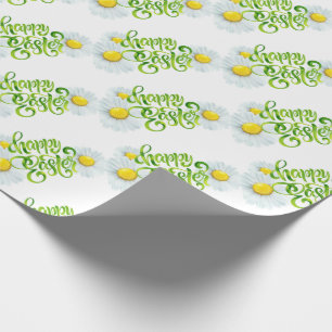 Happy Oaster Daises Osterpackpapier Geschenkpapier