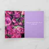 Happy Oaster Daughter Pink Roses Karte (Innenseite)