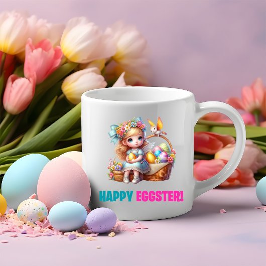Happy Oaster Day - Baby Rabbit Zweifarbige Tasse