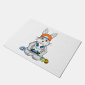 Happy Oaster Day Bunny Egg Gamer Fußmatte (Schrägansicht)