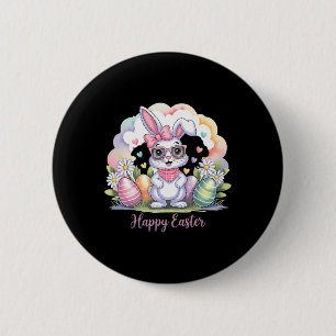 Happy Oaster Day Bunny Eggs Niedlich Happy Oaster Button