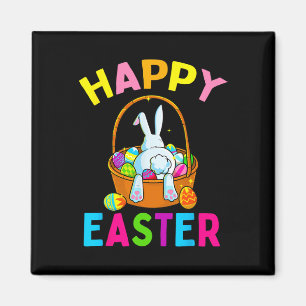Happy Oaster Day Bunny Junting Schokolade Egg Magnet