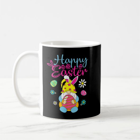Happy Oaster Day Bunny Spring Gnome Oster Kaffeetasse (Links)