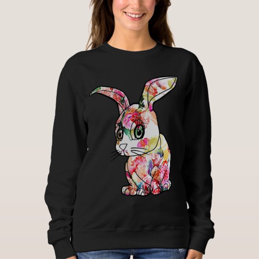 Happy Oaster Day Bunny Spring Gnome Ostereier Hun Sweatshirt (Vorderseite)