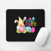 Happy Oaster Day Bunny Spring Gnome Ostereier Jung Mousepad (Mit Mouse)