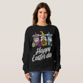 Happy Oaster Day Bunny Spring Gnomes Ostereier H Sweatshirt (Vorne ganz)