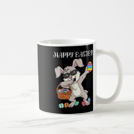 Happy Oaster Day Dabbing Rabbit Eggs Kleinkind Boy Kaffeetasse (Rechts)