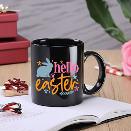 Happy Oaster Day - Funny Blume Zweifarbige Tasse