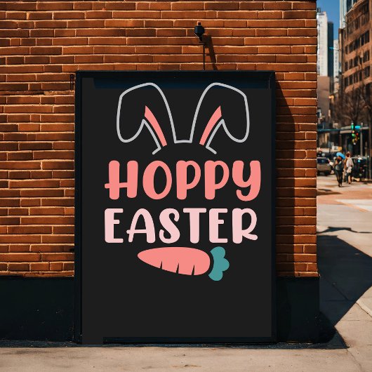 Happy Oaster Day - Funny Bunny Niedlich Poster