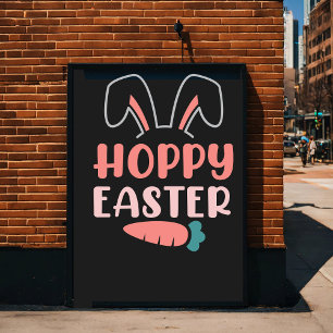 Happy Oaster Day - Funny Bunny Niedlich Poster