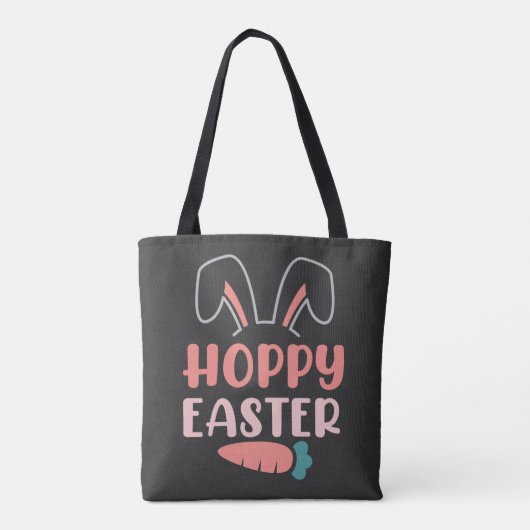 Happy Oaster Day - Funny Bunny Niedlich Tasche (Rückseite)