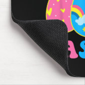 Happy Oaster Day Funny Egg Jagen Ostern Bunny Mousepad (Ecke)