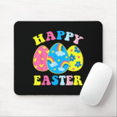 Happy Oaster Day Funny Egg Jagen Ostern Bunny Mousepad (Mit Mouse)