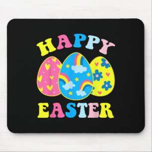 Happy Oaster Day Funny Egg Jagen Ostern Bunny Mousepad