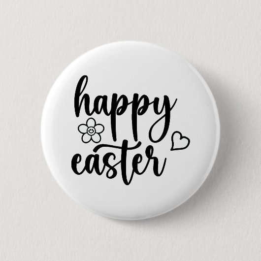 Happy Oaster Day Funny Eggs Rabbit Funny T - Shirt Button (Vorderseite)