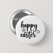 Happy Oaster Day Funny Eggs Rabbit Funny T - Shirt Button (Vorne & Hinten)