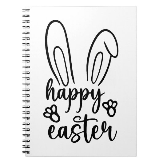Happy Oaster Day Funny Eggs Rabbit Funny T - Shirt Notizblock (Vorderseite)