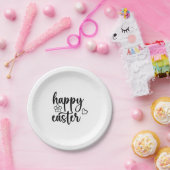 Happy Oaster Day Funny Eggs Rabbit Funny T - Shirt Pappteller (Party)