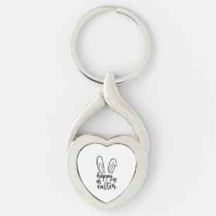 Happy Oaster Day Funny Eggs Rabbit Funny T - Shirt Schlüsselanhänger