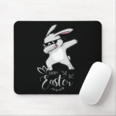 Happy Oaster Day Niedlich Dubbing Bunny Rabbit Fun Mousepad (Mit Mouse)