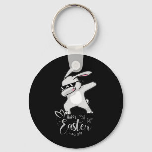 Happy Oaster Day Niedlich Dubbing Bunny Rabbit Fun Schlüsselanhänger