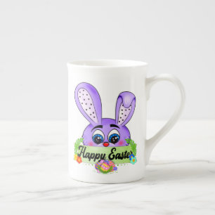Happy Oaster Day, Niedliche Bunny Ears Kawaii Porzellantasse