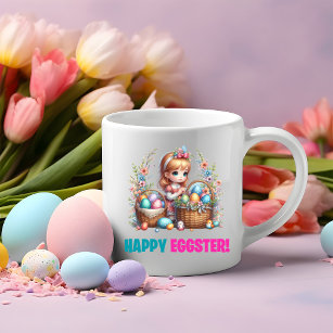 Happy Oaster Day - Niedliches Baby Kaninchen Zweifarbige Tasse