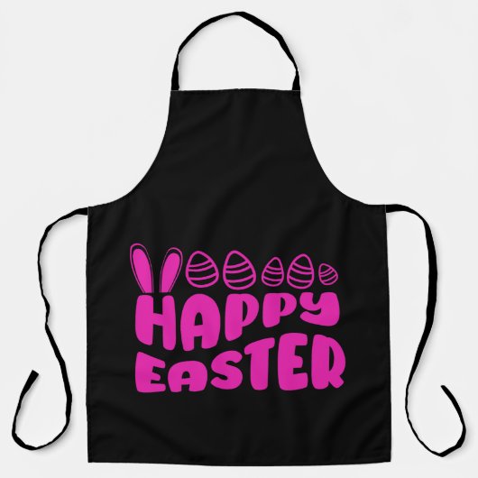 Happy Oaster Day - Ostereier Jäger Schürze (Vorderseite)